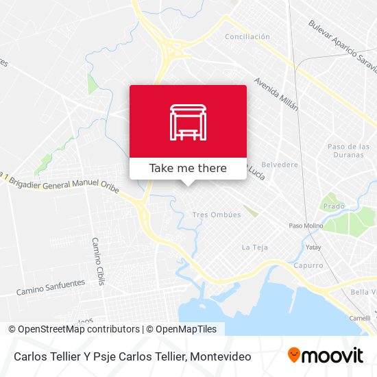 Carlos Tellier Y Psje Carlos Tellier map