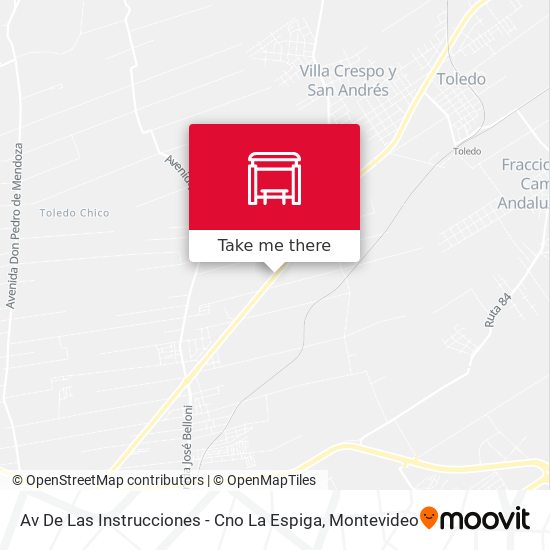 Av De Las Instrucciones - Cno La Espiga map