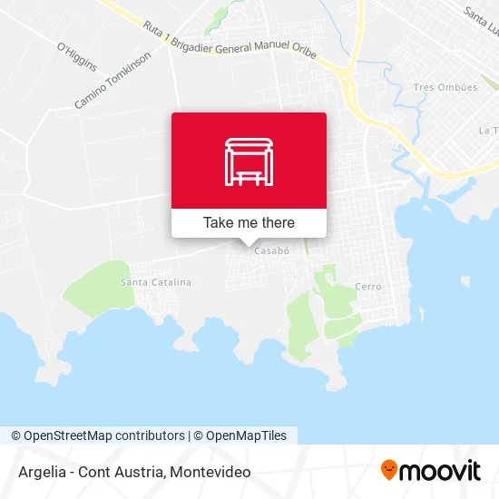 Argelia - Cont Austria map