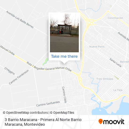 3 Barrio Maracana - Primera Al Norte Barrio Maracana map