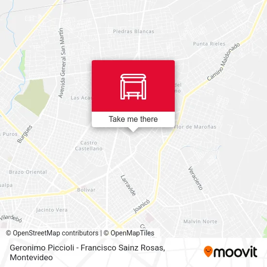 Mapa de Geronimo Piccioli - Francisco Sainz Rosas