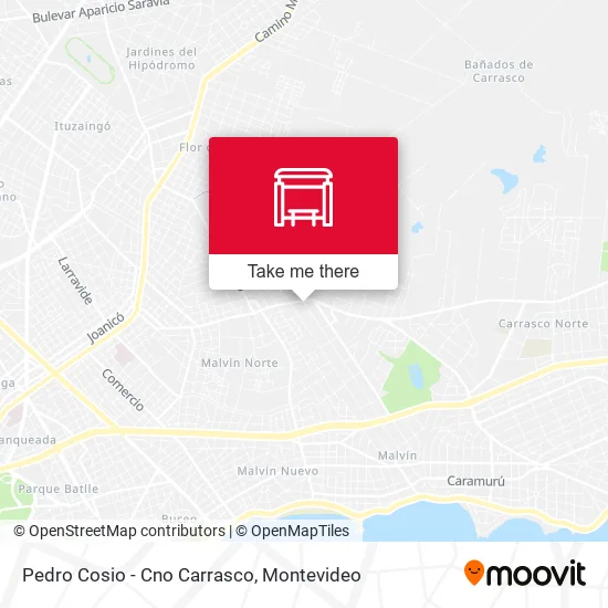 Mapa de Pedro Cosio - Cno Carrasco