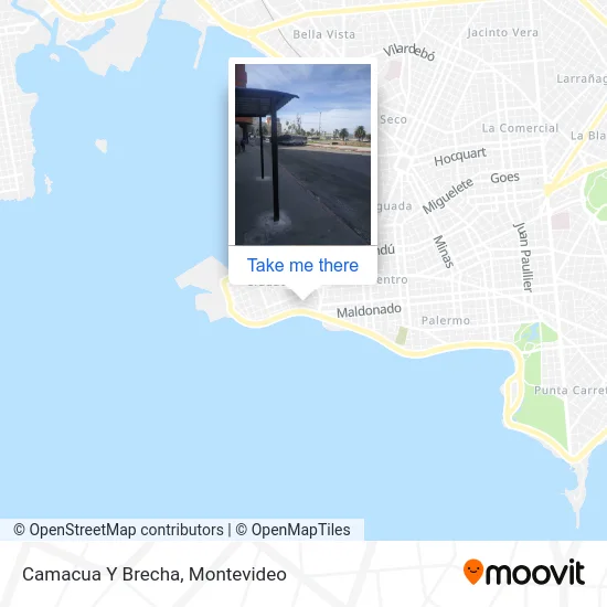 Camacua Y Brecha map
