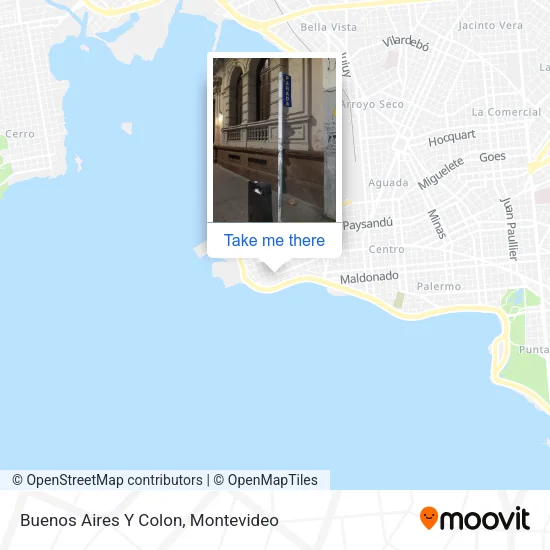 Buenos Aires Y Colon map
