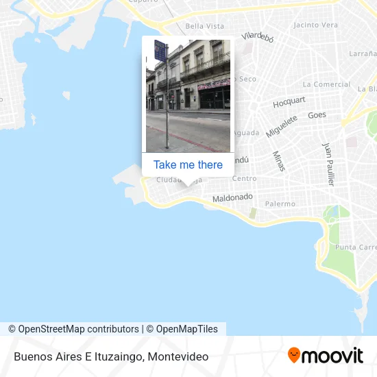 Buenos Aires E Ituzaingo map