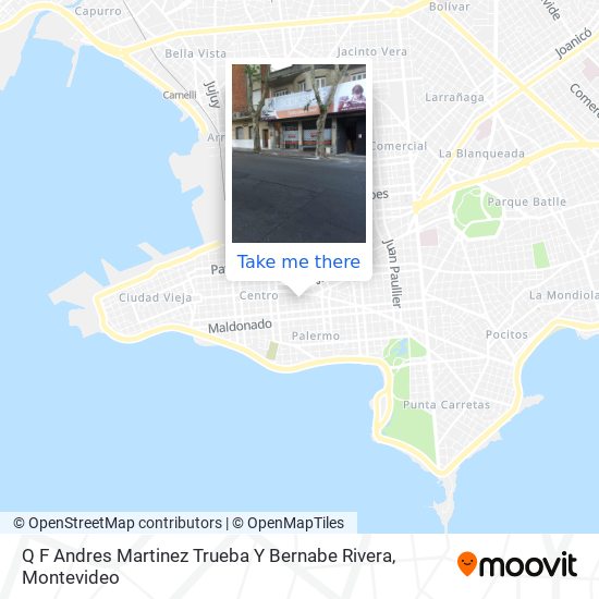 Q F Andres Martinez Trueba Y Bernabe Rivera map