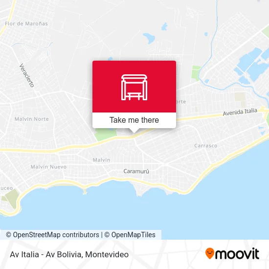 Mapa de Av Italia - Av Bolivia