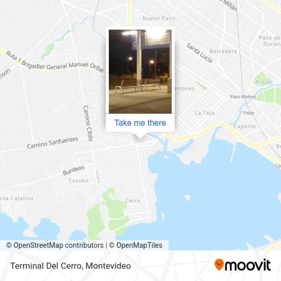 Mapa de Terminal Del Cerro