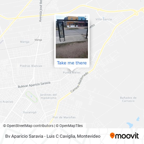 Bv Aparicio Saravia - Luis C Caviglia map