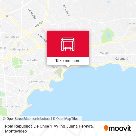 Mapa de Rbla Republica De Chile Y Av Ing Juana Pereyra