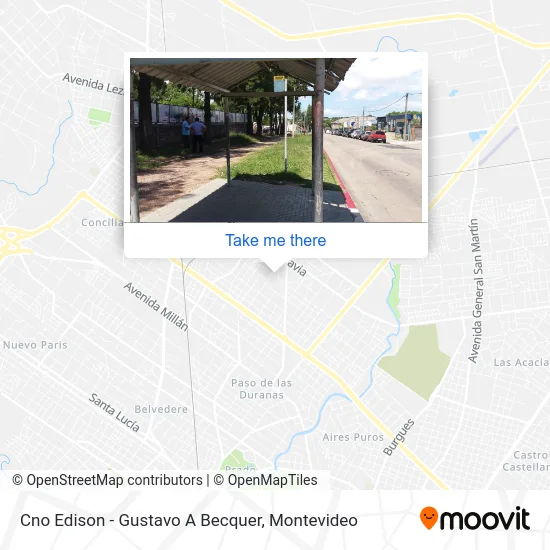 Cno Edison - Gustavo A Becquer map