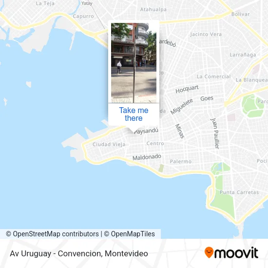 Mapa de Av Uruguay - Convencion