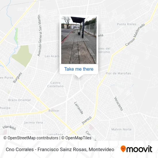 Mapa de Cno Corrales - Francisco Sainz Rosas