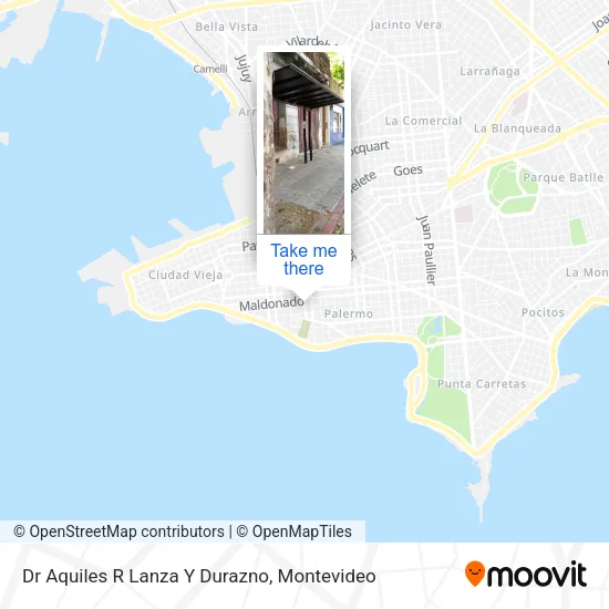 Mapa de Dr Aquiles R Lanza Y Durazno