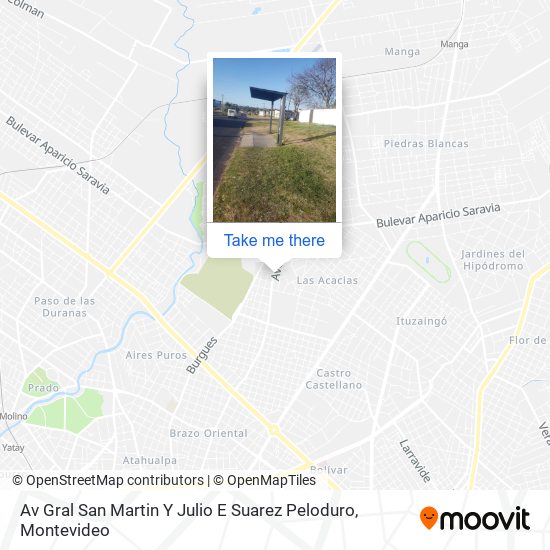 Av Gral San Martin Y Julio E Suarez Peloduro map