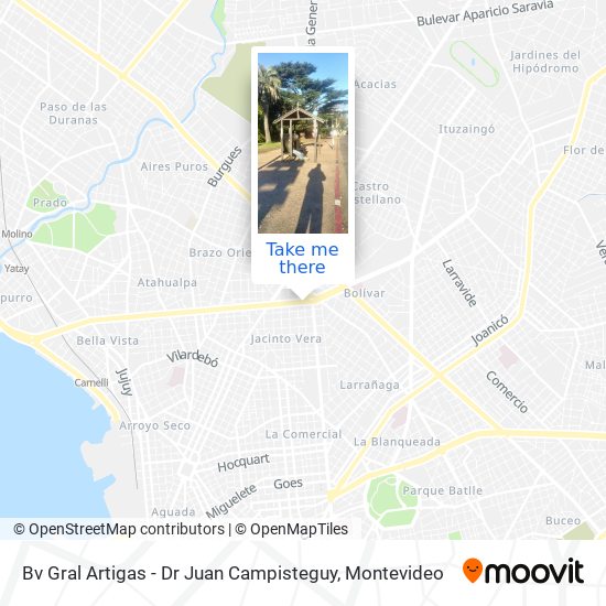 Bv Gral Artigas - Dr Juan Campisteguy map