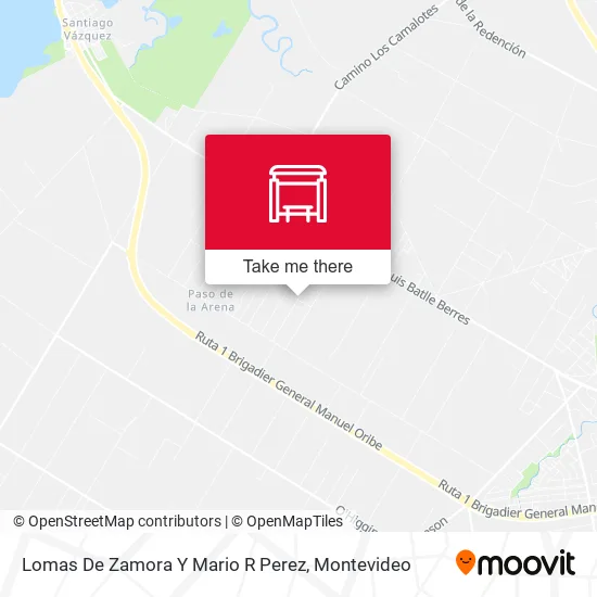 Lomas De Zamora Y Mario R Perez map