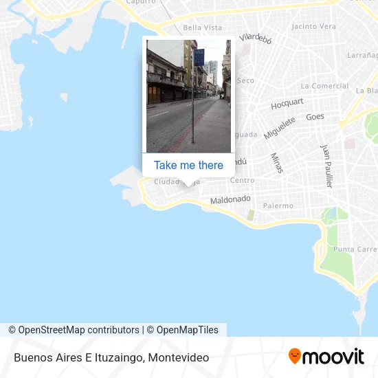 Buenos Aires E Ituzaingo map