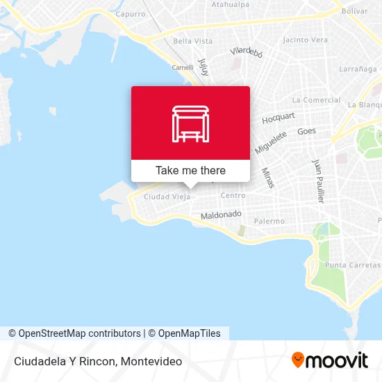 Ciudadela Y Rincon map