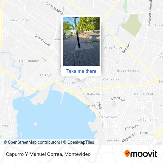 Capurro Y Manuel Correa map