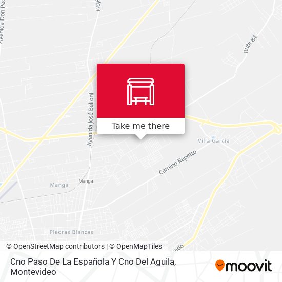 Mapa de Cno Paso De La Española Y  Cno Del Aguila
