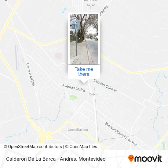 Mapa de Calderon De La Barca - Andres