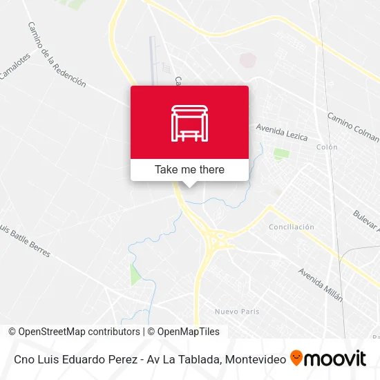 Mapa de Cno Luis Eduardo Perez - Av La Tablada