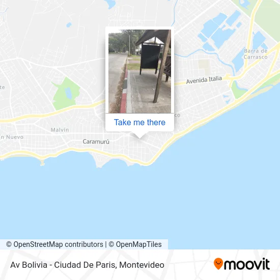 Av Bolivia - Ciudad De Paris map