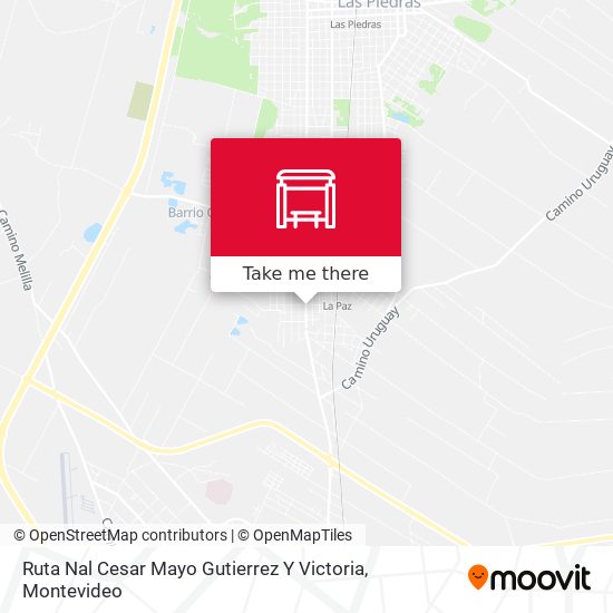Ruta Nal Cesar Mayo Gutierrez Y Victoria map