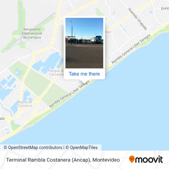Terminal Rambla Costanera (Ancap) map