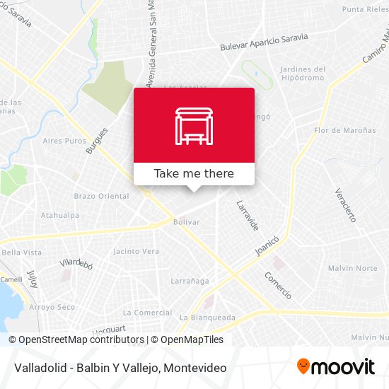 Valladolid - Balbin Y Vallejo map