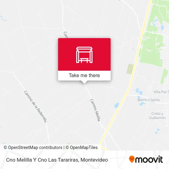Mapa de Cno Melilla Y Cno Las Tarariras
