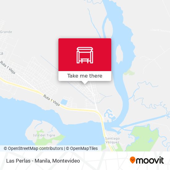 Las Perlas - Manila map