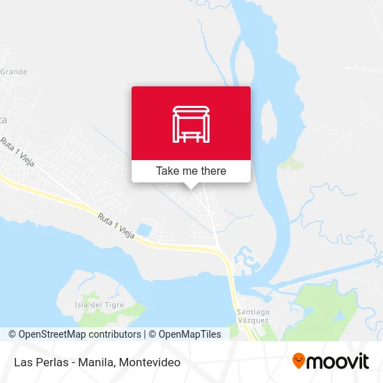 Las Perlas - Manila map