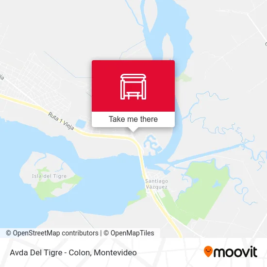 Avda Del Tigre - Colon map