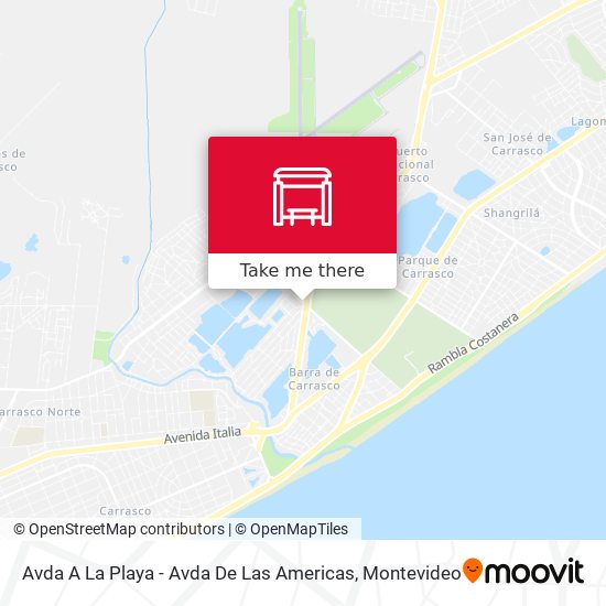 Avda A La Playa - Avda De Las Americas map