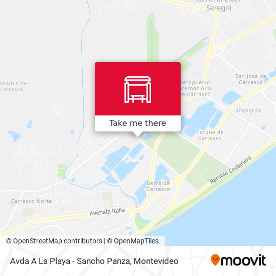 Avda A La Playa - Sancho Panza map