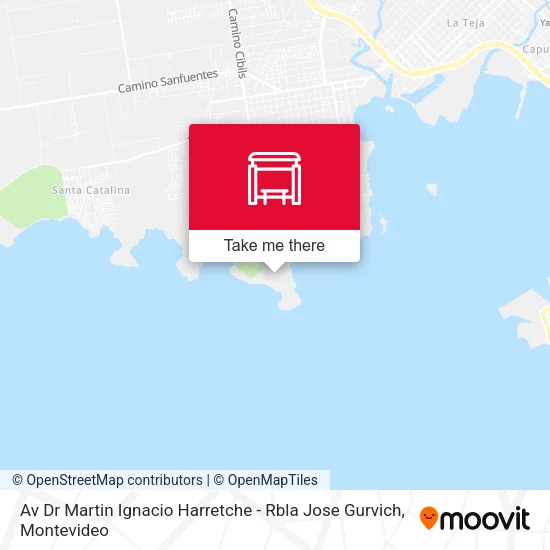Av Dr Martin Ignacio Harretche - Rbla Jose Gurvich map