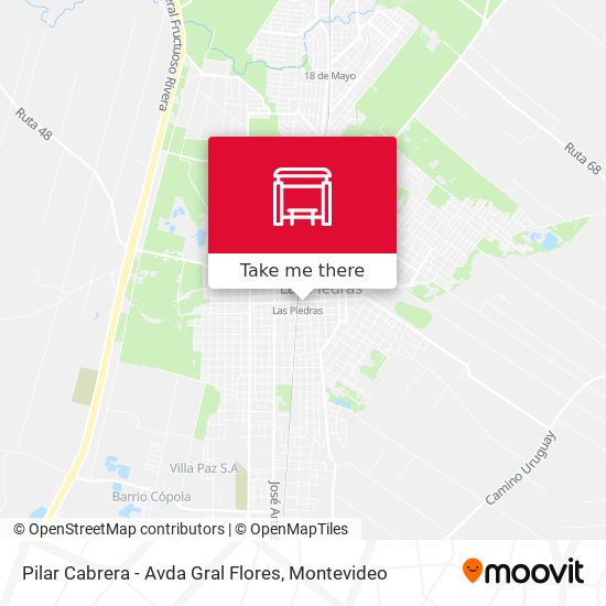 Pilar Cabrera - Avda Gral Flores map