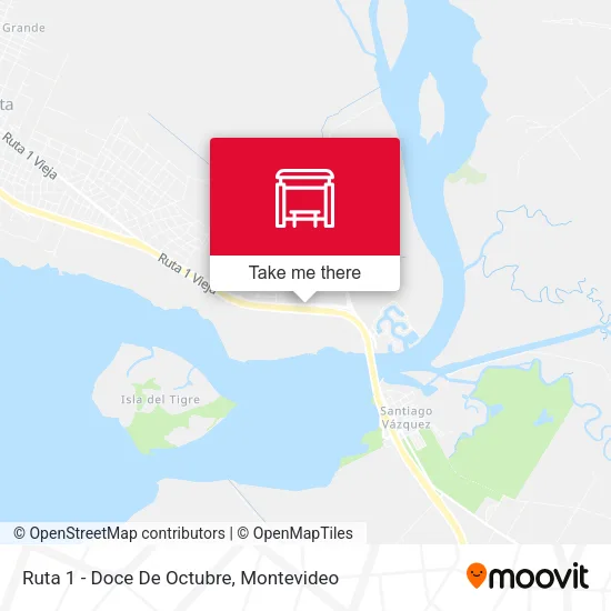 Ruta 1 - Doce De Octubre map