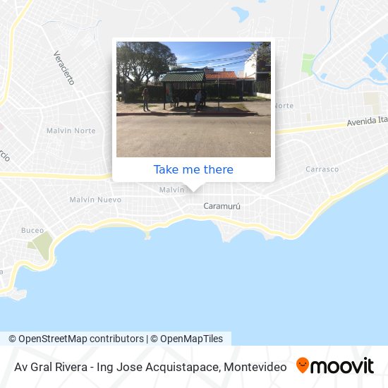 Av Gral Rivera - Ing Jose Acquistapace map