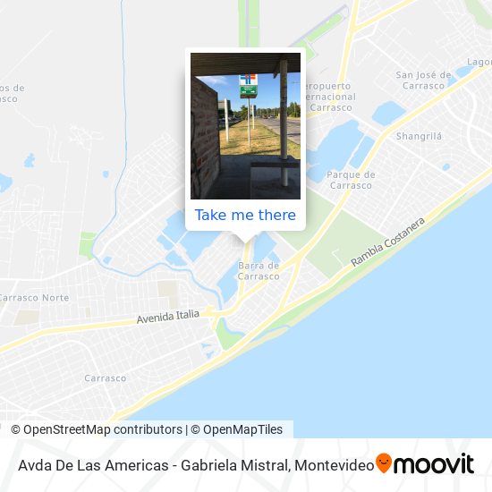 Avda De Las Americas - Gabriela Mistral map