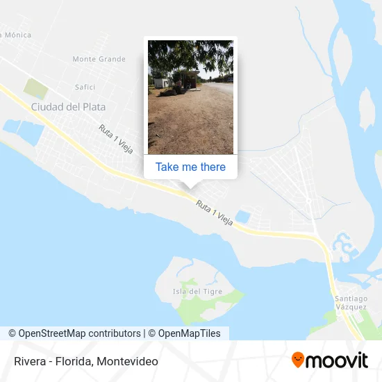 Rivera - Florida map