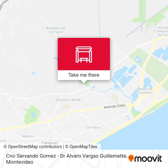 Mapa de Cno Servando Gomez - Dr Alvaro Vargas Guillemette