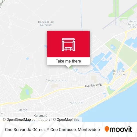 Mapa de Cno Servando Gómez Y Cno Carrasco