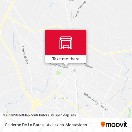 Calderon De La Barca - Av Lezica map