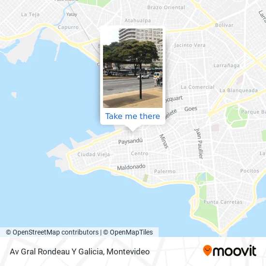 Av Gral Rondeau Y Galicia map