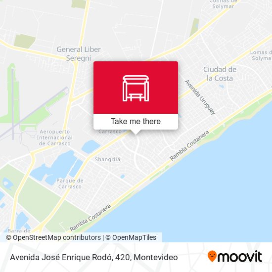 Mapa de Avenida José Enrique Rodó, 420