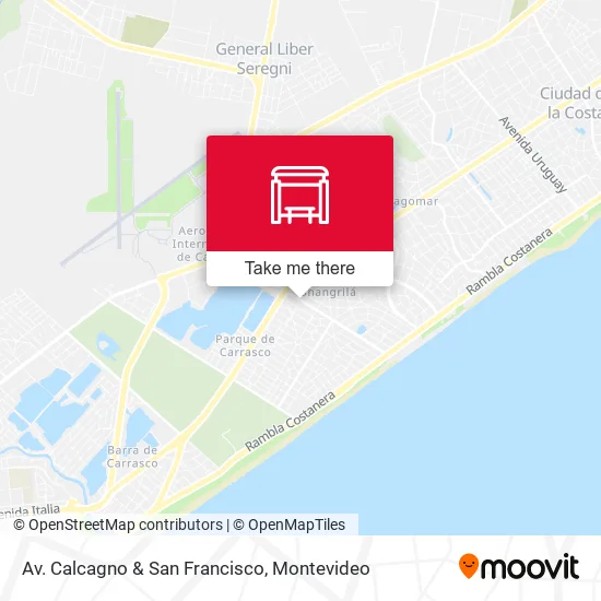 Mapa de Av. Calcagno & San Francisco