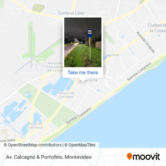 Mapa de Av. Calcagno & Portofino